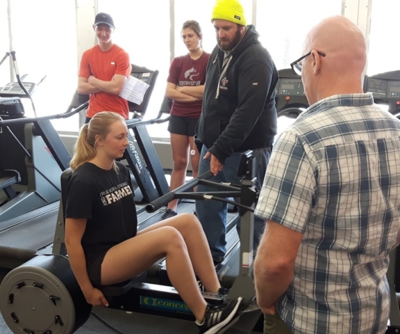Jordyn Riehl Leg Press for Power - Tested by Brent Figg and David Redfern